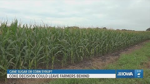 Iowa Farmers push back on Coke potentially switching to cane sugar