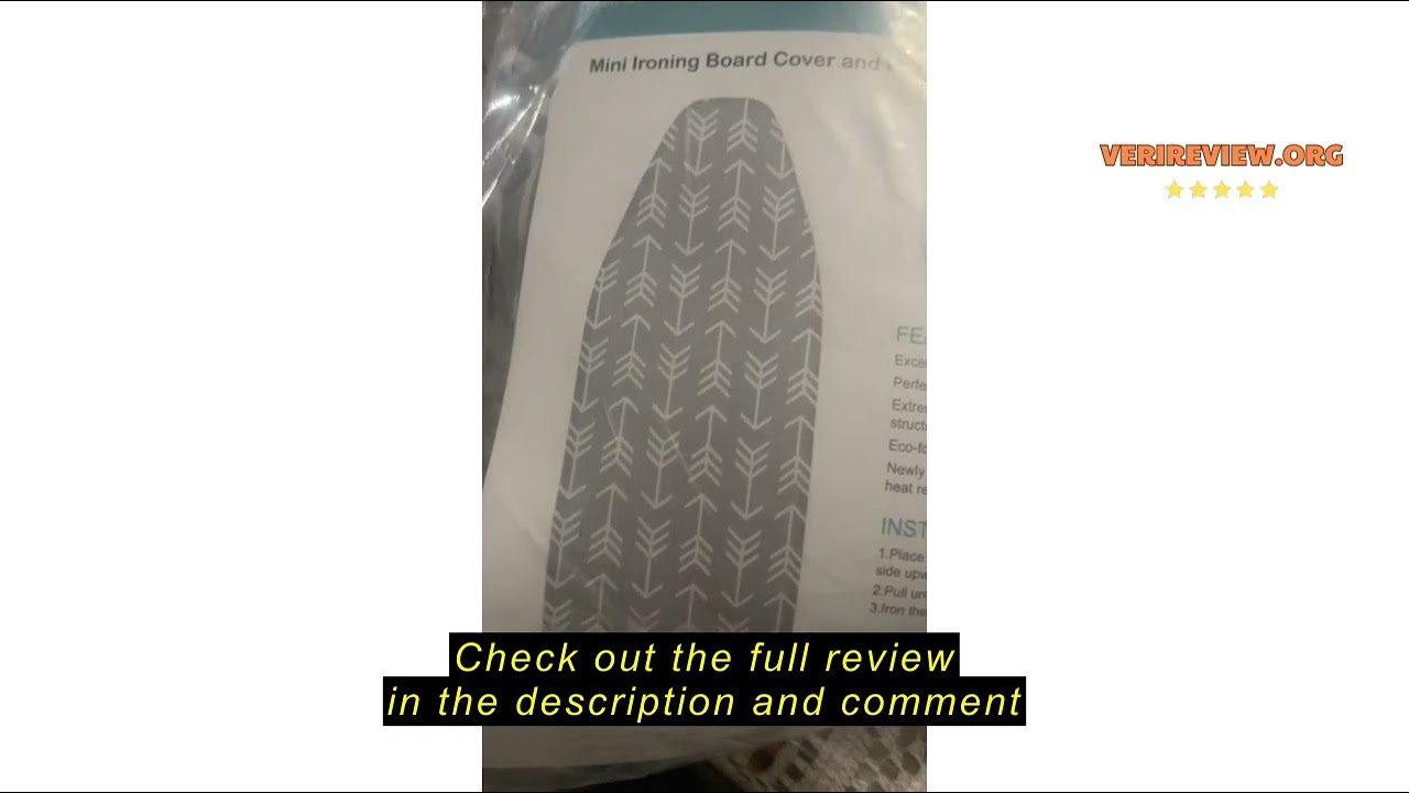 Review Rblofo 12 x 32 Tabletop Ironing Board Cover and Premium Heavy Duty 4 Layer Pad Extra Thick Pa