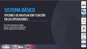 Software contable ContaPyme -  Opciones navegación y edición de operaciones