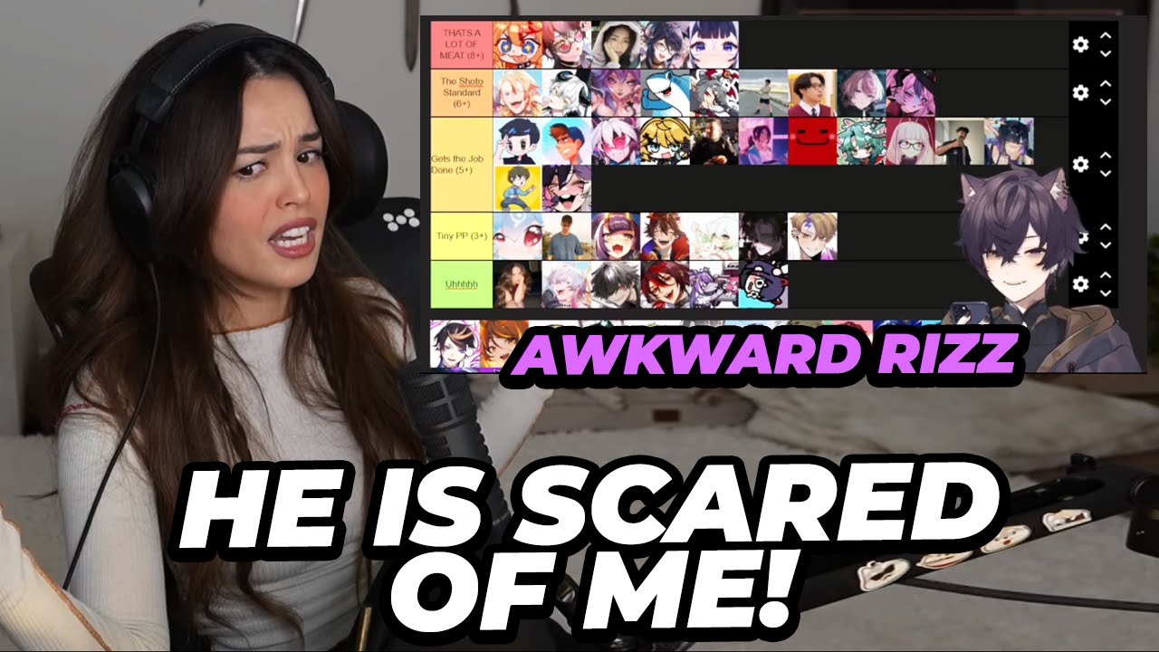 Valkyrae Unfazed by Shoto's Tier List + Teaches Chat How to Rizz - YouTube