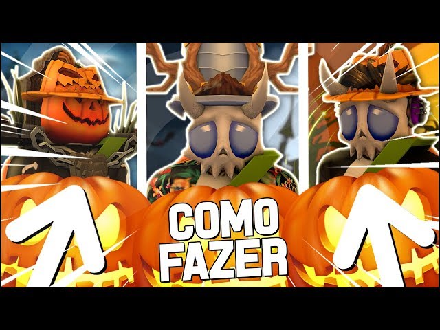 O MELHOR AVATAR GRÁTIS de HALLOWEEN 2020 e COMO FAZER SKINS de HALLOWEEN  BARATAS no ROBLOX 🎃😱 