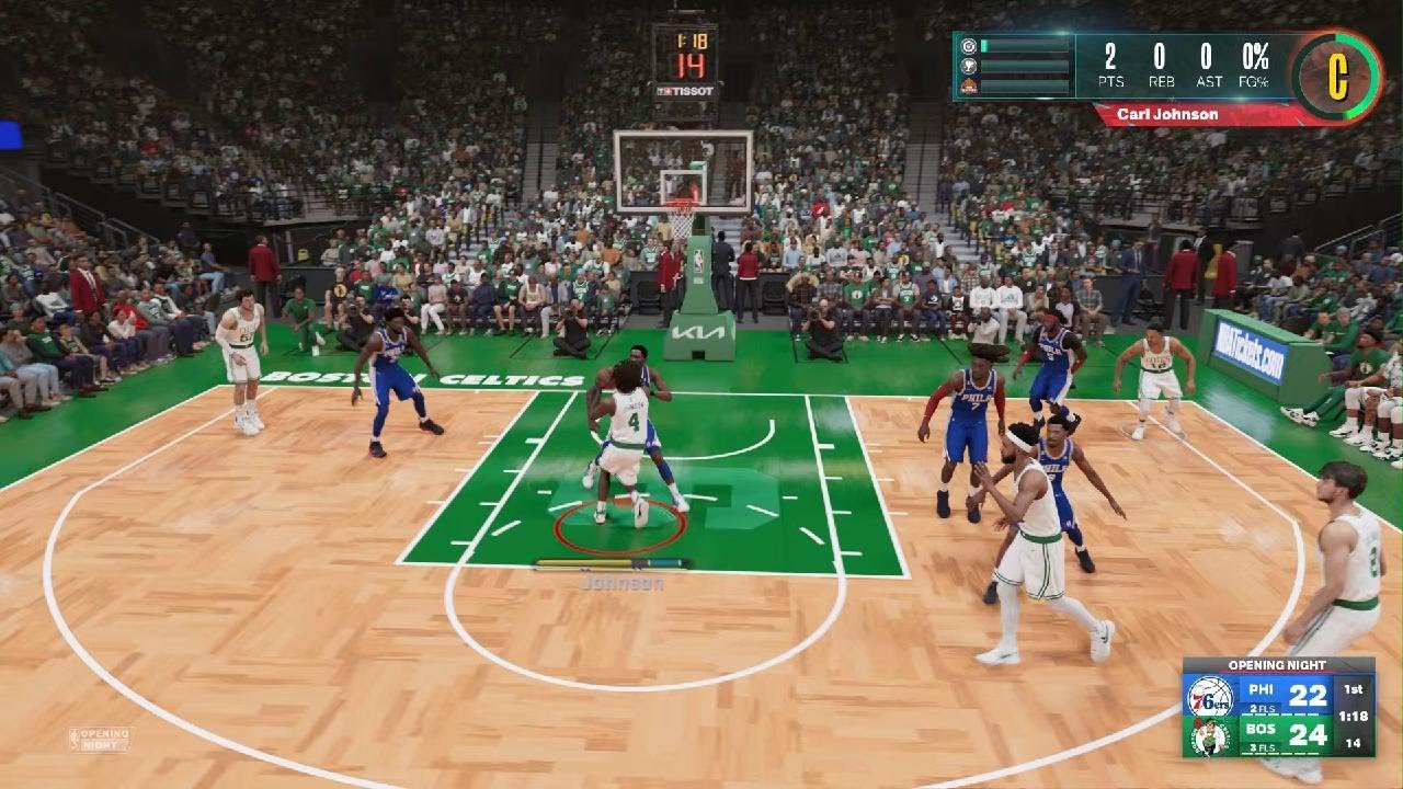 My First NBA Game SON 🥳🏀 { NB2K23 } YouTube
