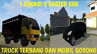 Ada Dua easter egg di satu lokasi ini dia lokasinya! Truck melayang dan Mobil gosong | BUSSID V3.7.1 screenshot 4