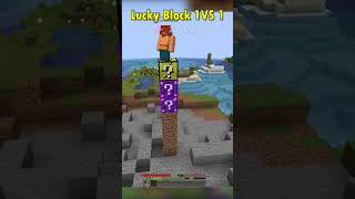 Mi̇necraft Lucky Block 1 Vs 1 İşler Kizişti