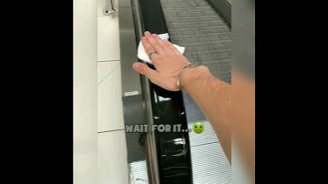You Should Never Touch Escalator Handrails 😦 | #shorts #short