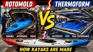 How Rotomolded &amp; Thermoformed Kayaks Are Made | Inside A Kayak Factory