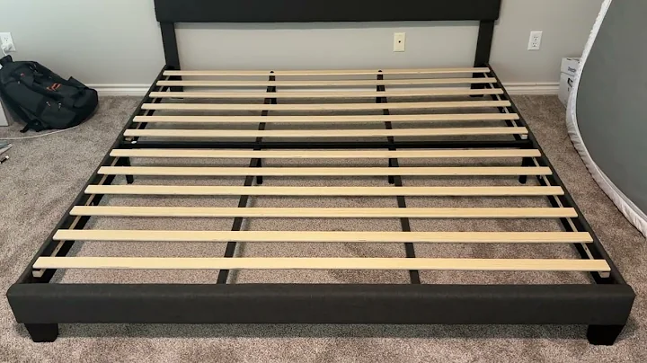 Allewie King Bed Frame Platform Bed | Product Review
