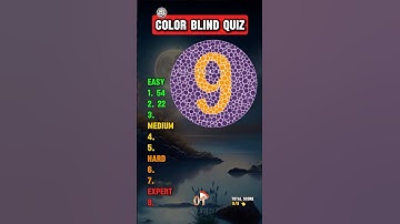 Can You See These Numbers? 👁️ Color Blind Test Challenge #ColorBlindTest #VisionChallenge #quiz