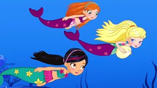Polly Pocket | #TBT Old Version -A day as Mermaids! | Videos For Kids | Cartoons for Girls