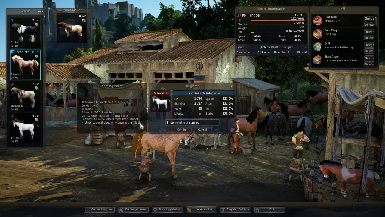 Black Desert How to Use the Breeding Market to Breed Your Horses