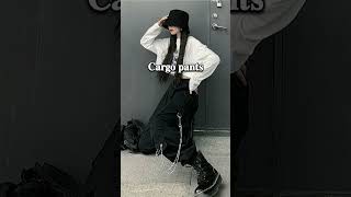 cargo pants 🌷🌸💜 #style #shorts #tomboyfashion screenshot 3