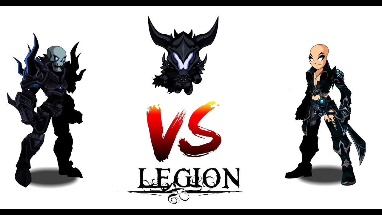 AQW Legion Doomknight VS Infinity Legion Dark Caster - Solo/Farm/Ultraboss
