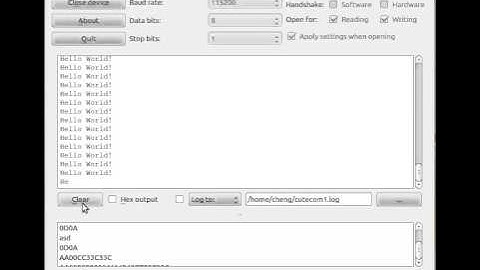 Software Receiving Data from STM32F030 USART