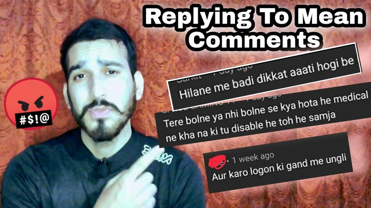 Replying to MEAN comments on How i lost my Index Finger Video