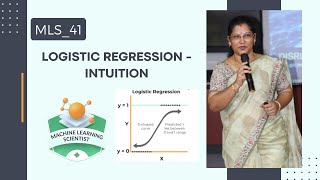 Machine Learning 41 - Logistic Regression - Binary Classification - Intuition and sklearn model