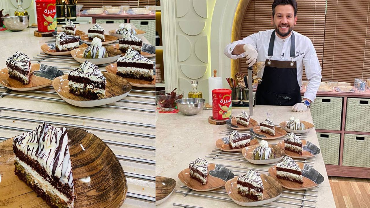 المطعم مع الشيف محمد حامد | كيك دبي بالشوكولاتة - كنافة كب بالجبنة