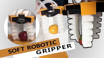 How does a soft robotic gripper collaborate to carry fragile items? ( Visualization)