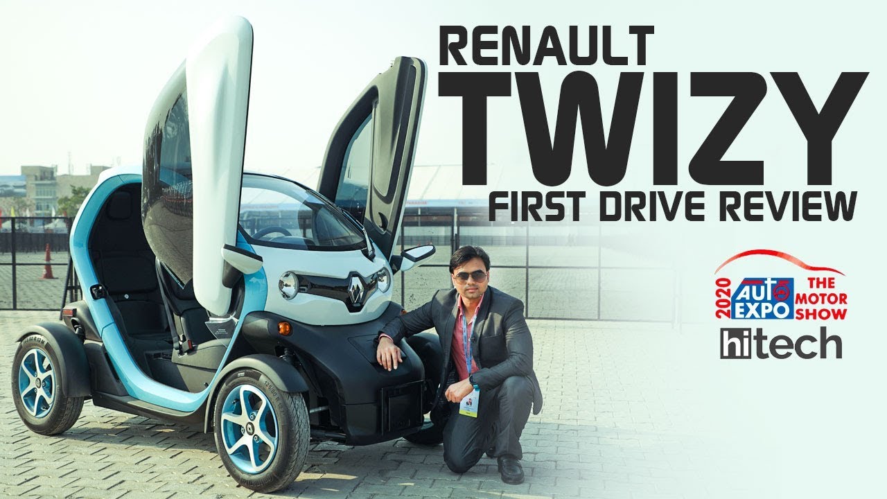 Renault Twizy First Drive Hindi Review | Auto Expo 2020 | JagranHiTech
