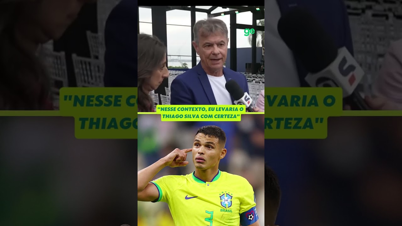 VOCÊ LEVARIA O THIAGO SILVA PARA A COPA? | #shorts | ge.globo