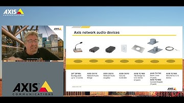 Axis Network Audio Solutions with Audio Manager Software.