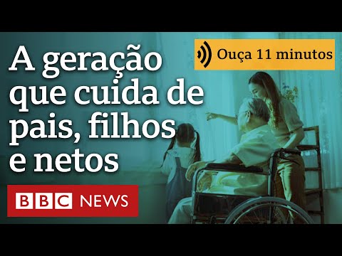 O peso sobre a 'geração sanduíche', que cuida ao mesmo tempo de pais idosos, filhos e netos