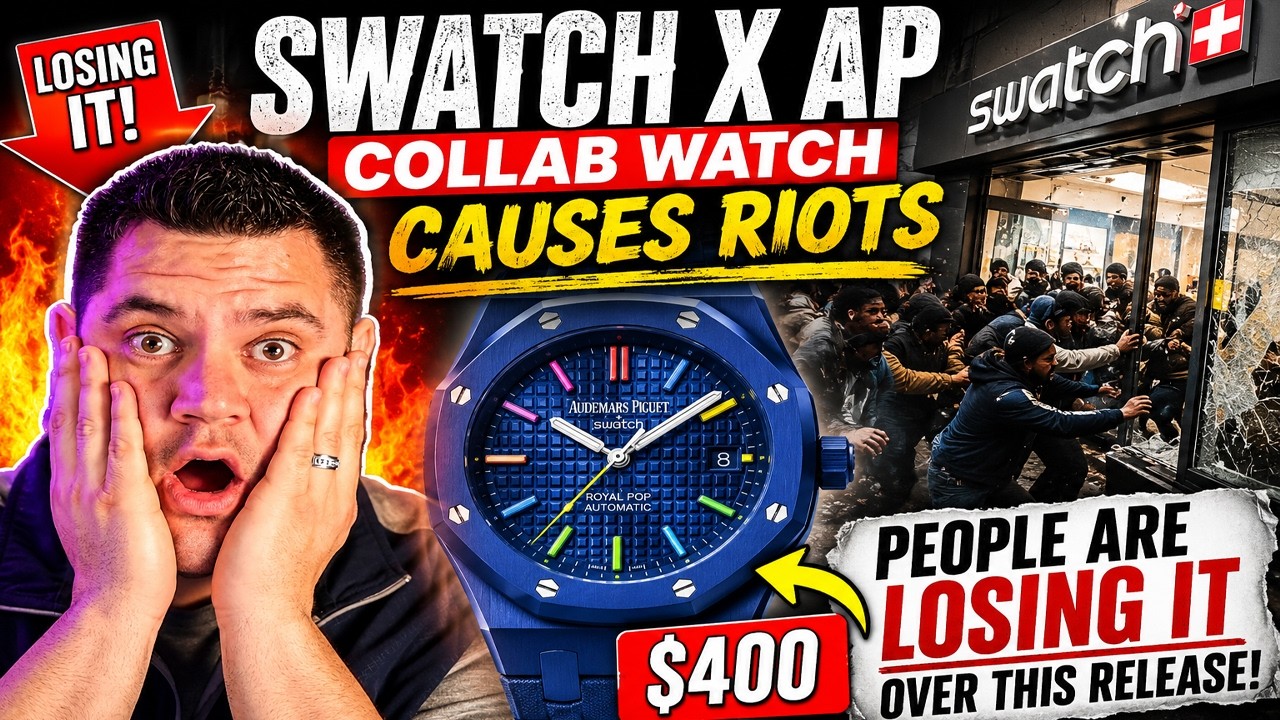 Swatch Store Riot Swatch X AP Collab Watch Causes Riots - People Are LOSING IT Over This ...