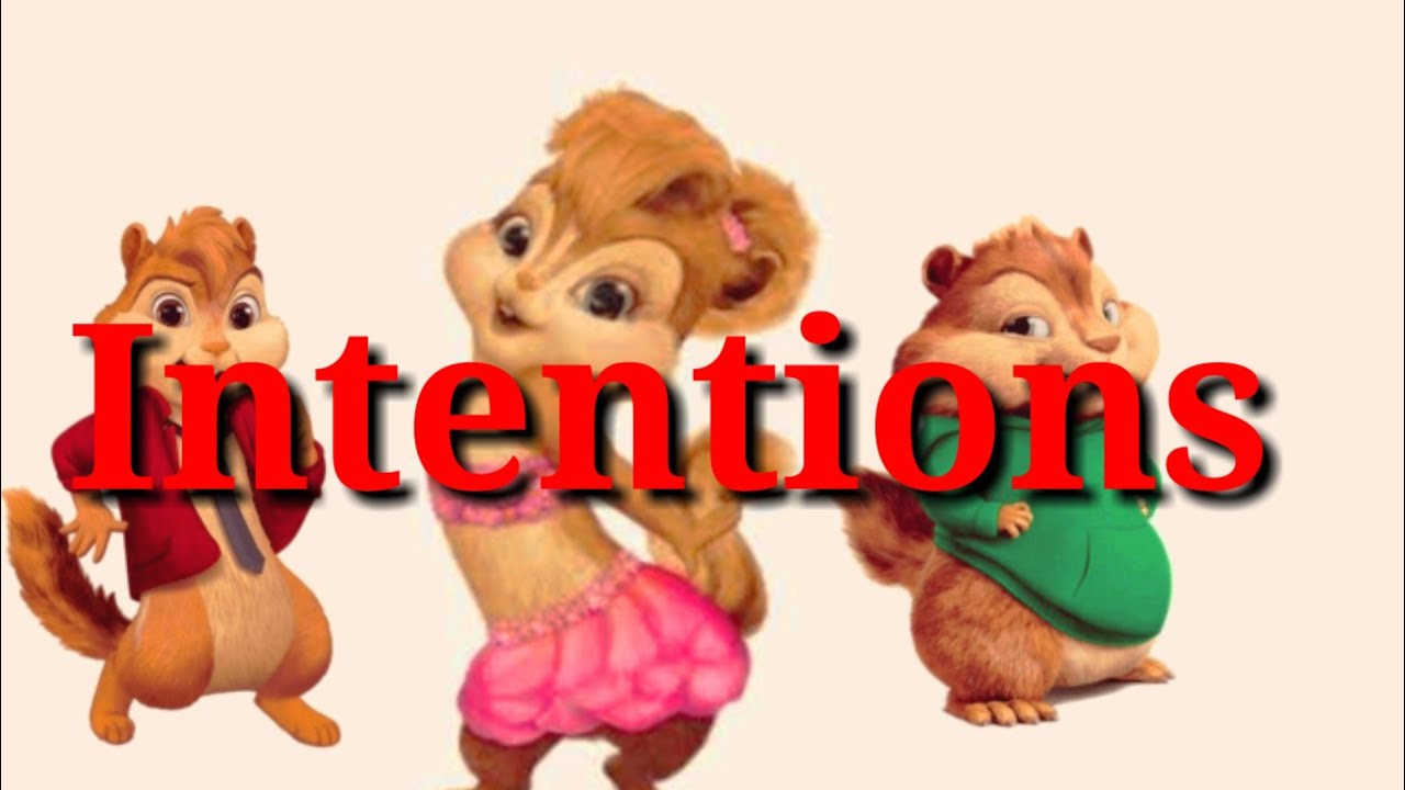 Justin Bieber ft. Quavo ~ Intentions (Chipmunks Version)