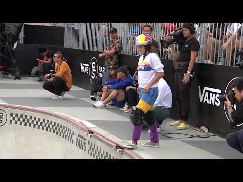 3rd Place -Yndiara Asp (BRA) 80.00 | Shanghai, CHI | 2019 Women's Pro Tour | Vans Park Series