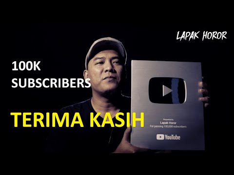 100K SUBSCRIBER - SILVER PLAY BUTTON - TERIMA KASIH! | #YoutubeCreatorAwards