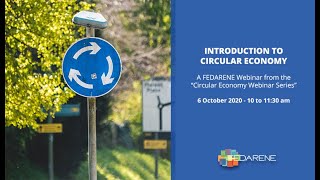 FEDARENE Webinar: Introduction to Circular Economy