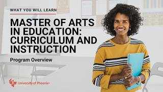 Master of Arts in Education Curriculum and Instruction