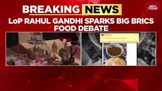 Rahul Gandhi Takes Dig At BRICS Veg Menu | Chole Bhature Post Sparks Debate | BRICS 2026 screenshot 5