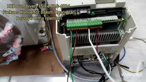 KEB 15.F4.F1G-4004 Keb Combivert F4 frekans konverterları arıza tespit, bakım onarımları ve devreye