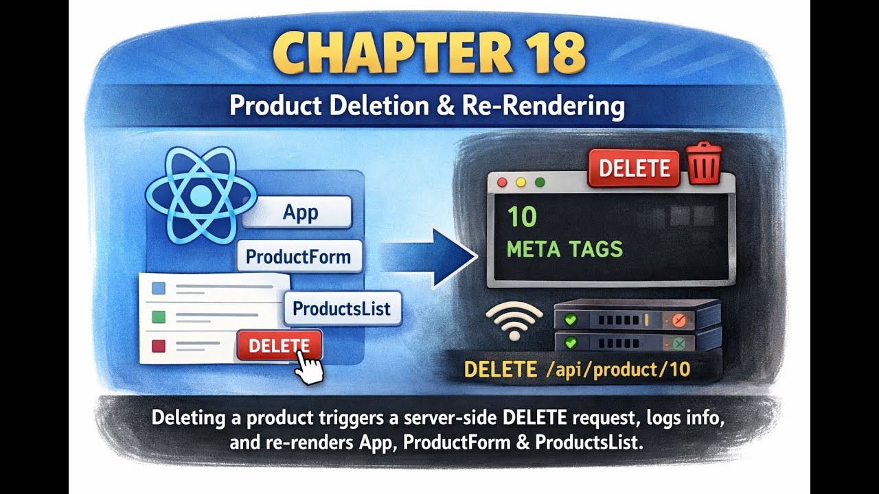 Chapter 18: CRUD API – Delete Data Flow via console.log() - YouTube