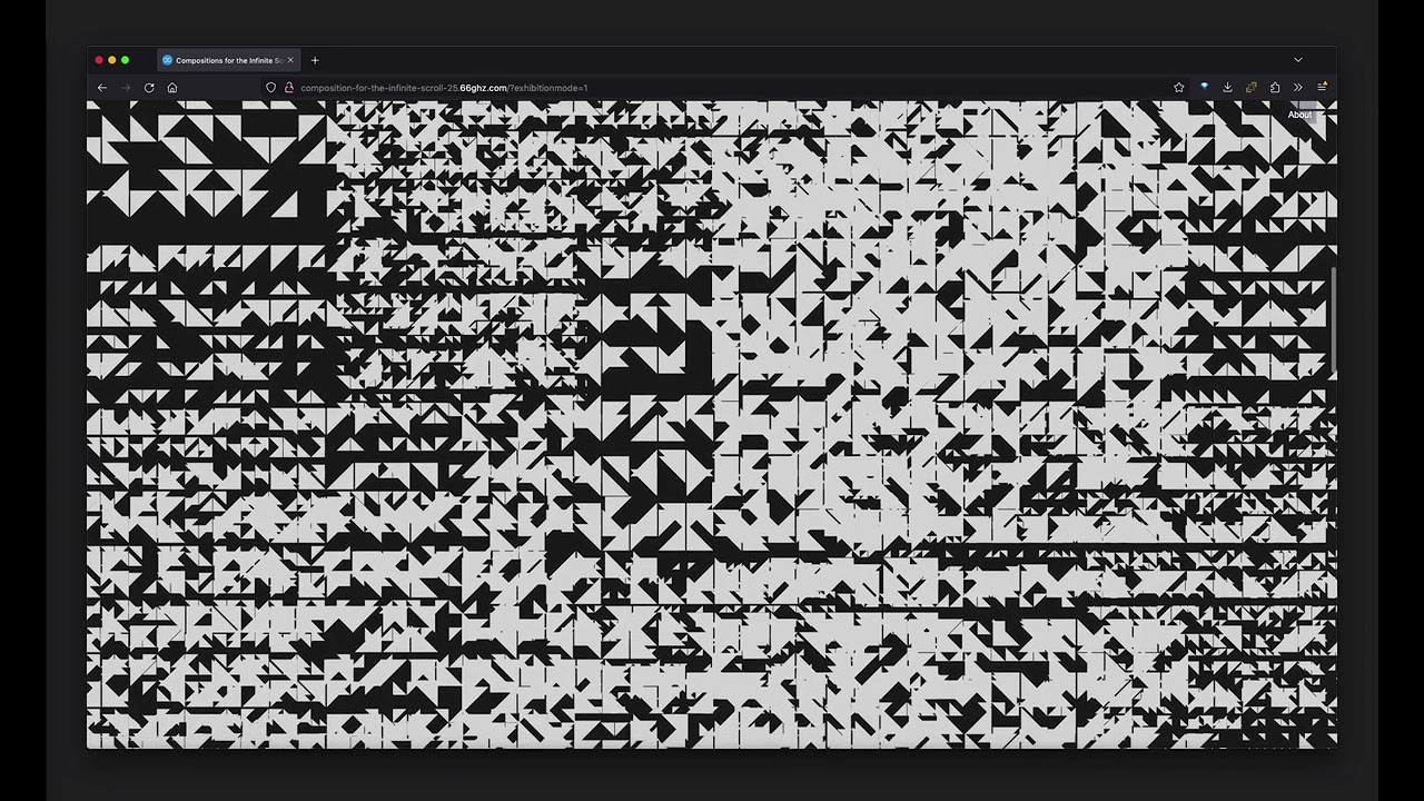 Compositions for the Infinite Scroll: #25