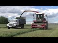 The complete process of harvesting haylage in Russia