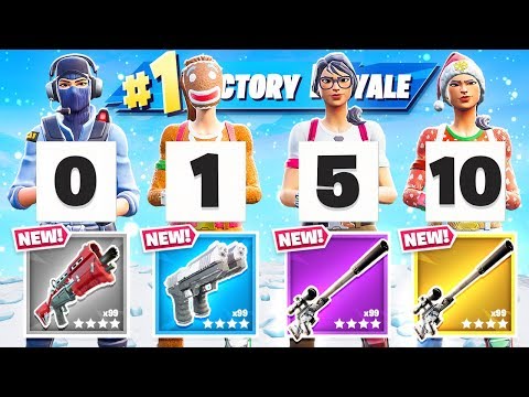 SILENCED Sniper RANDOM EMOTE Challenge *NEW* Game Mode in Fortnite Battle Royale