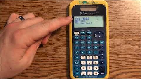 Random Number Generator Using Your Calculator