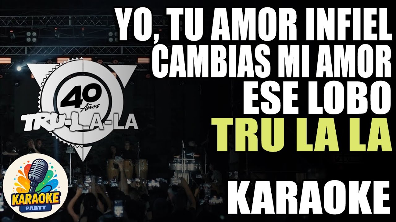 YO, TU AMOR INFIEL - CAMBIAS MI AMOR - ESE LOBO (Karaoke) TRULALA / Cristian Amato