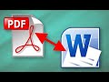 Convert PDF to Word (Editable Format)