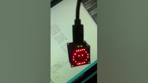 Tinyduino dot matrix shield