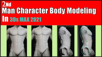 Man character Body Modeling in 3Ds max 2021 (2 nd part ) || learning video ||
