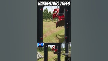 HARVESTING TREES - FORESTRY EMPIRE - FARMING SIMULATOR 25 - OREGON TREE FARM #trees #shorts #fs25