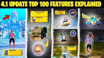 100 Secret Details in BGMI 4.1 Update ❄️ Frosty Funland Mode Explained | BGMI New Update.