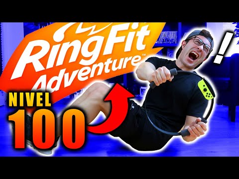 SUBIENDO A NIVEL 100 👉 RING FIT ADVENTURE para Nintendo SWITCH 💪 Ejercicios en casa