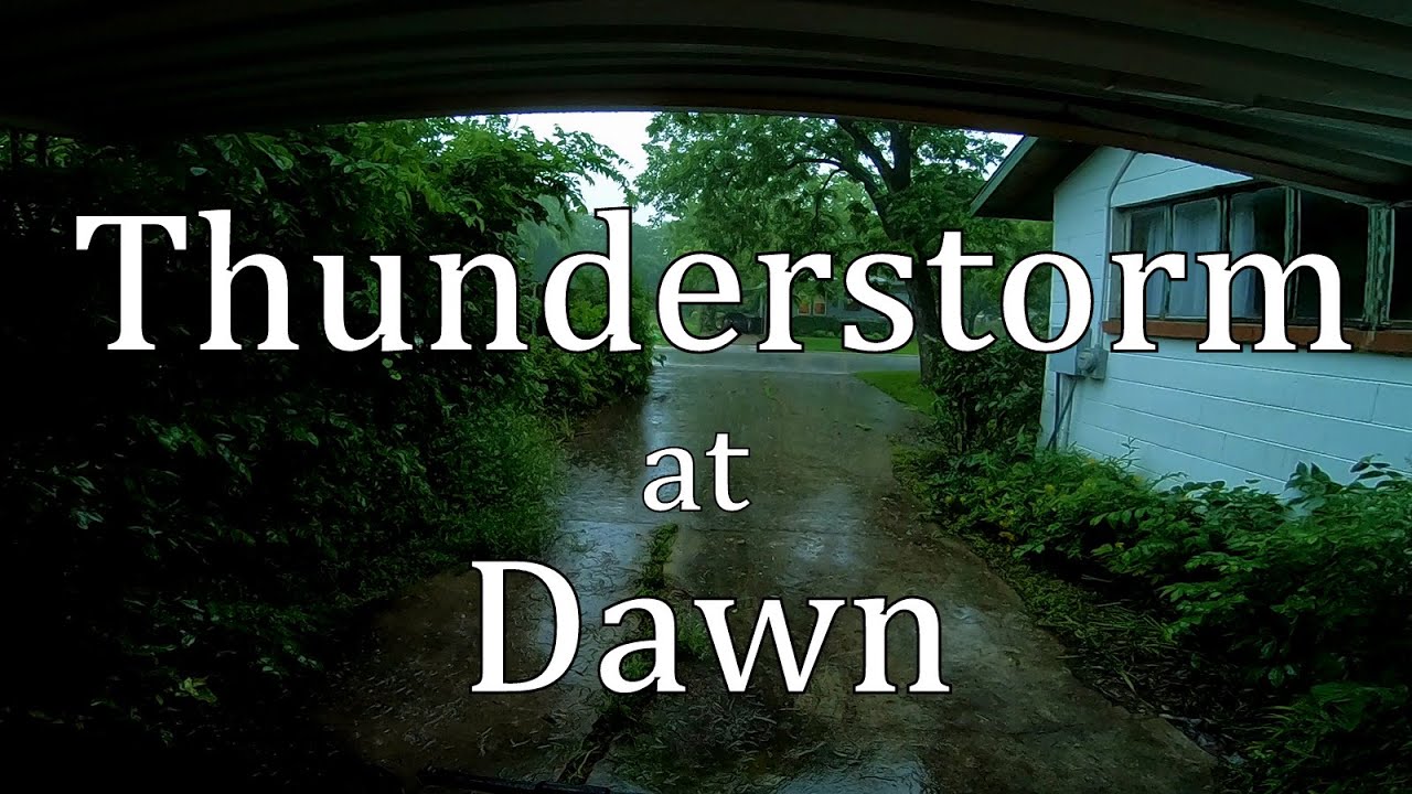 Thunderstorm at Dawn "Sleep Sounds"