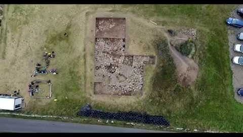 Drone ascent from Trench J