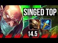 Singed vs darius top  1000 games rank 8 singed  na master  145