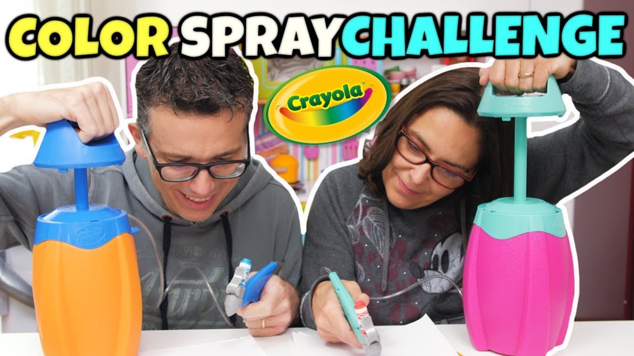 COLOR SPRAY Crayola CHALLENGE: Sfida di Coppia