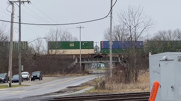 NS 7665, 9385 & 9326 Lead Eastbound 20E w/ High Cars Up Front -12/13/2020